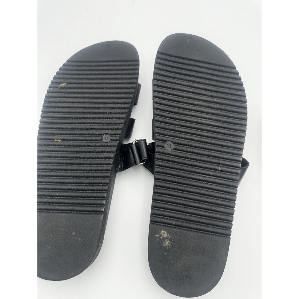 Steve Madden Women’s Size 11 Black Flat Slide Sandals Open Toe - Picture 4 of 4